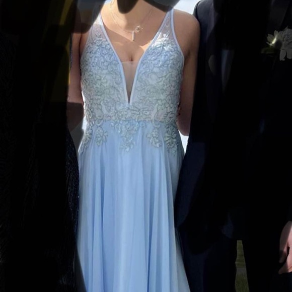 blue prom dress! - Picture 2 of 9